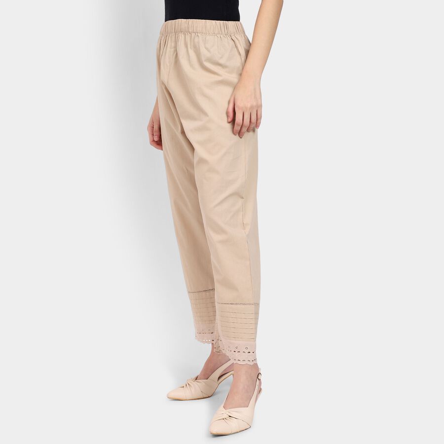 Ladies' 100% Cotton Palazzos , गहरा पीला, large image number null