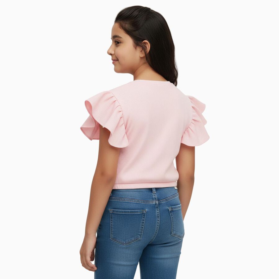 Girls' T-Shirt, Light Pink, large image number null