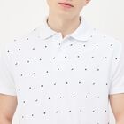 Men's White Crew Neck Athleisure Drifit T-Shirt, सफ़ेद, small