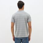 Men's Light Grey Polo Collar Casual T-Shirt, हल्का ग्रे, small image number null