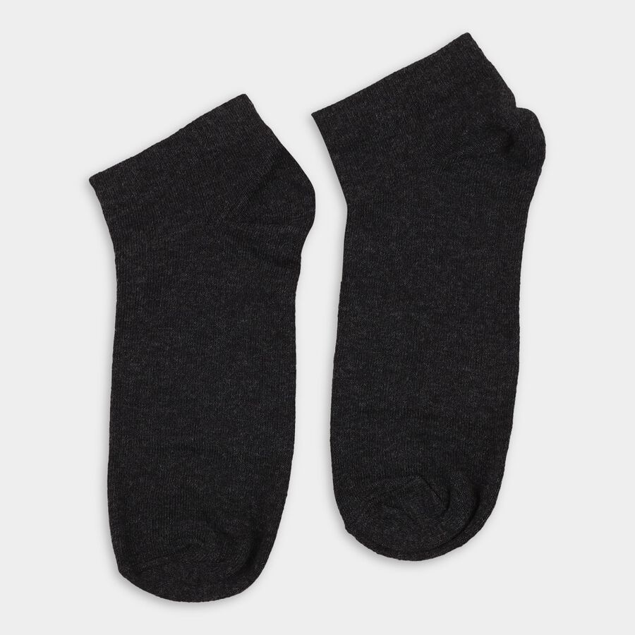 Men's Socks (Pack of 3), मिश्रित हल्का ग्रे, large