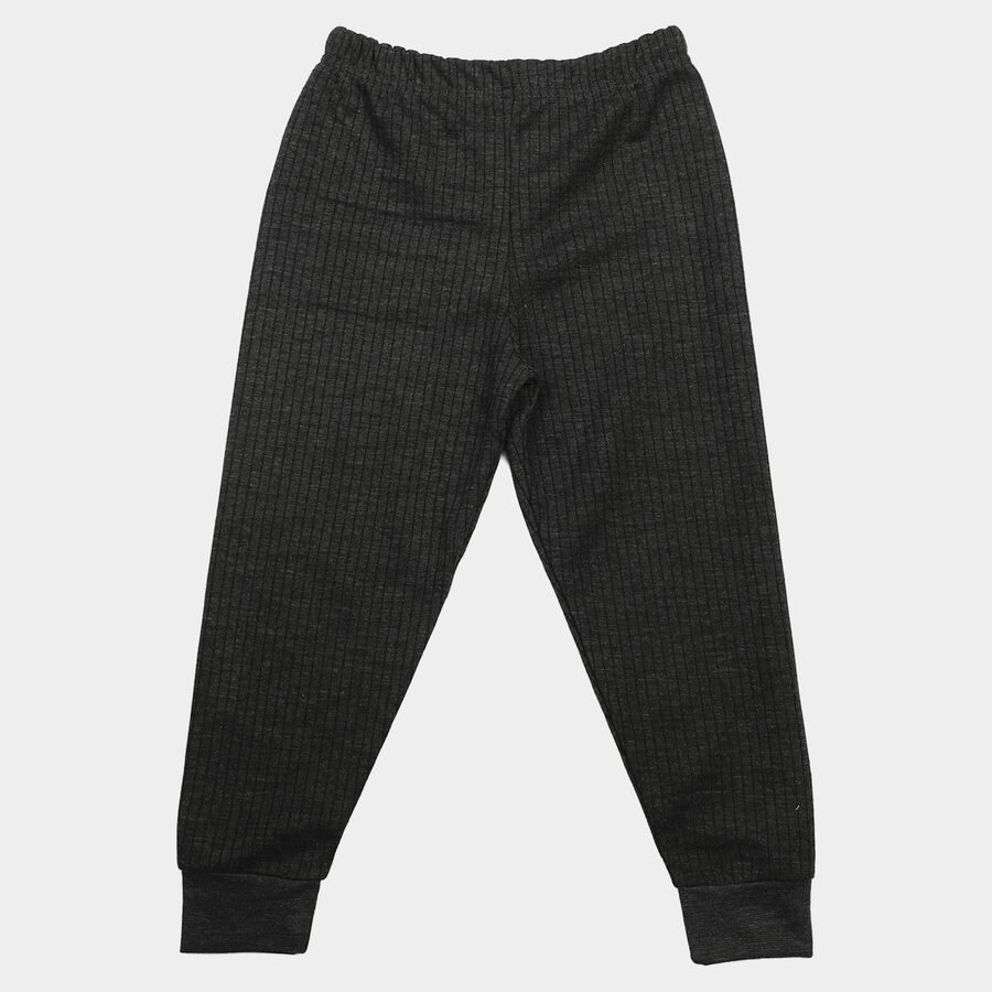 Boys' Charcoal Long Johns Thermal, Charcoal, large