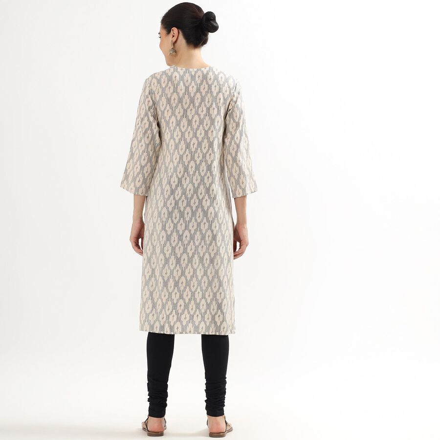 Ladies' Kurta, Off White, large image number null