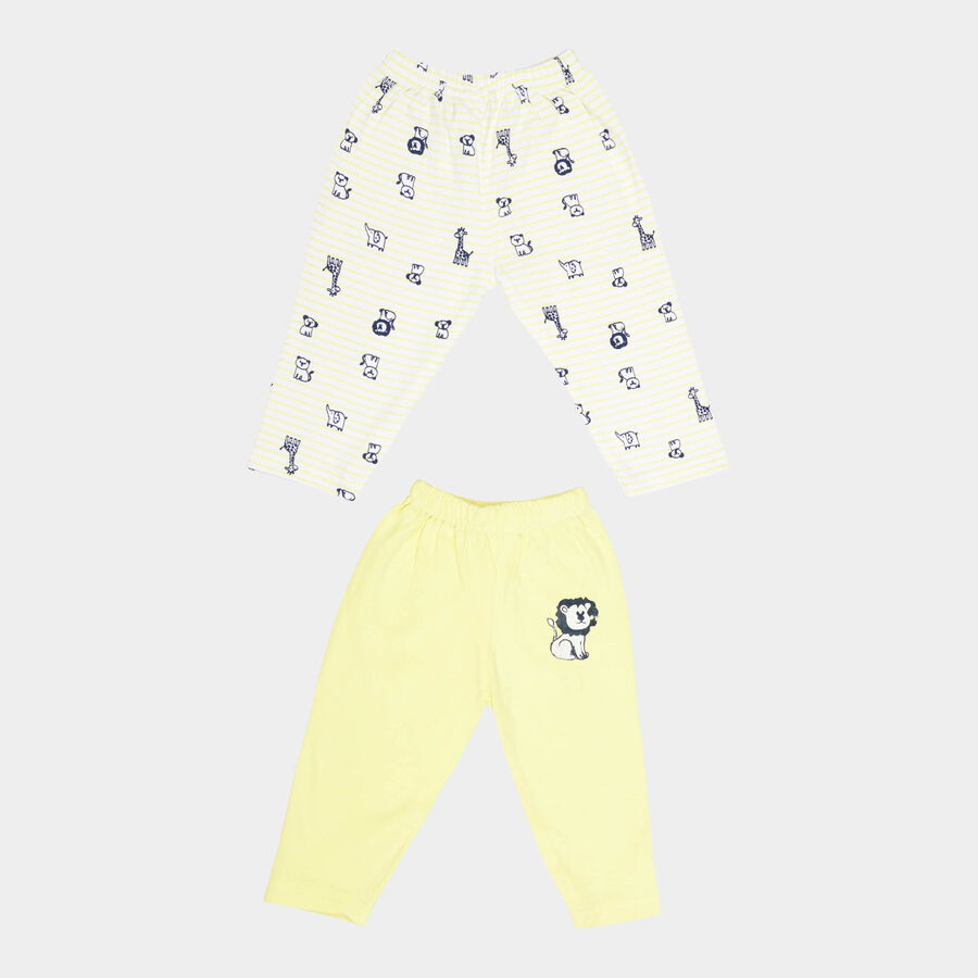 Infants Printed Pyjama, Yellow, large image number null