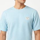 Men's Aqua Round Neck Regular Drifit T-Shirt, एक्वा, small