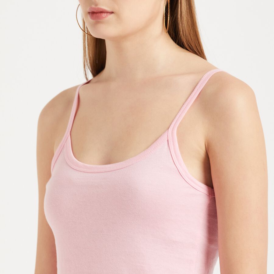 Ladies' Cotton Slips, Light Pink, large image number null