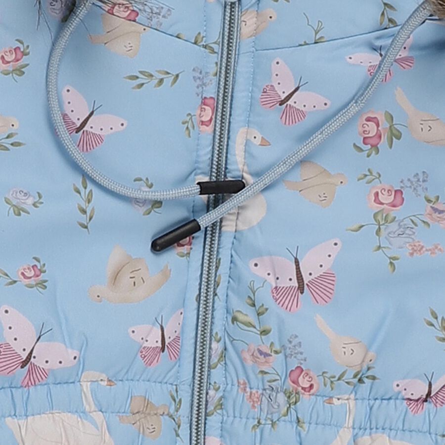 Girls' Jacket, Light Blue, large image number null