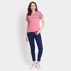 Ladies' Round Neck T-Shirt, Purple, small image number null