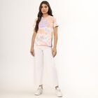 Ladies' 100% Cotton Round Neck T-Shirt , Off White, small image number null