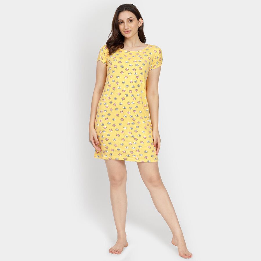 Ladies' Nighty, पीला, large image number null