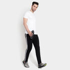 Solid Track Pants, Black, small image number null