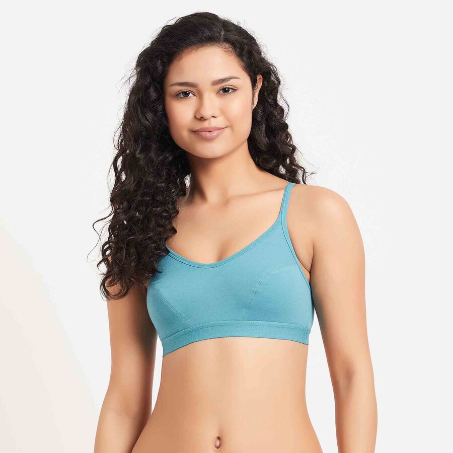Solid Bra, टील ब्लू, large image number null