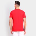 Men's 100% Cotton Round Neck Half Sleeves T-Shirt, लाल, small image number null