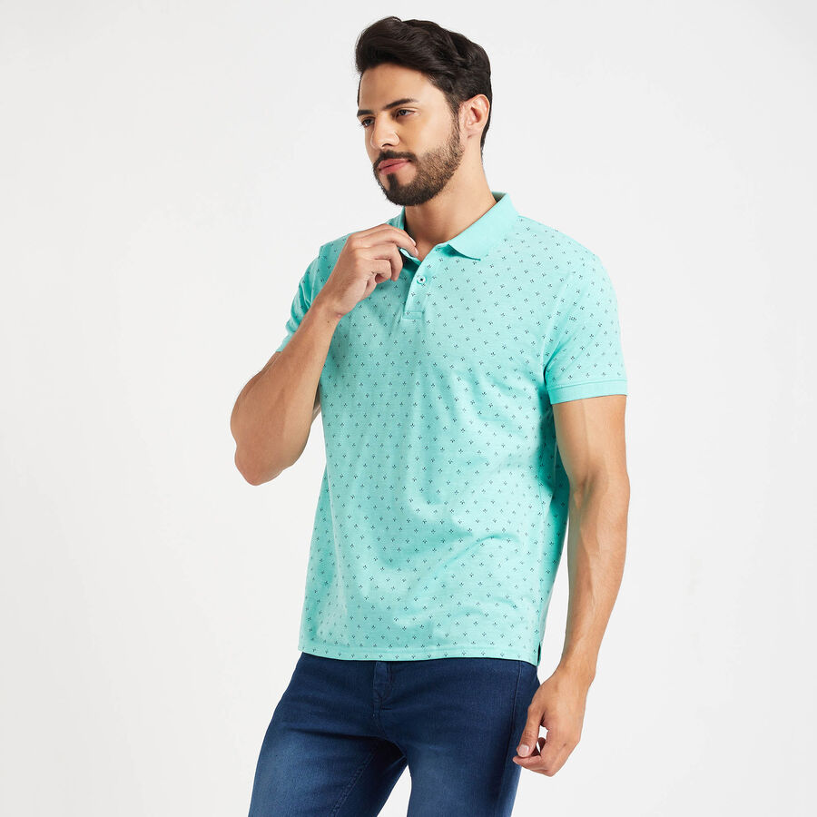 All Over Print Polo Shirt, Light Green, large image number null