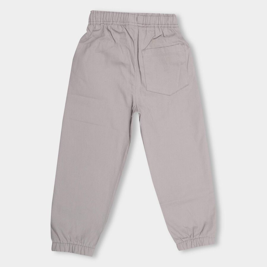 Boys' 100% Cotton Basic Five Pockets Trouser , Light Grey, large image number null