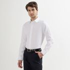 Men's 100% Cotton Formal Shirt, सफ़ेद, small image number null
