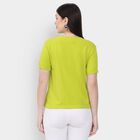 Ladies' Round Neck T-Shirt , हल्का हरा, small