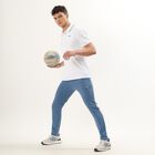 Men's Basic Track Pants, Mid Blue, small image number null