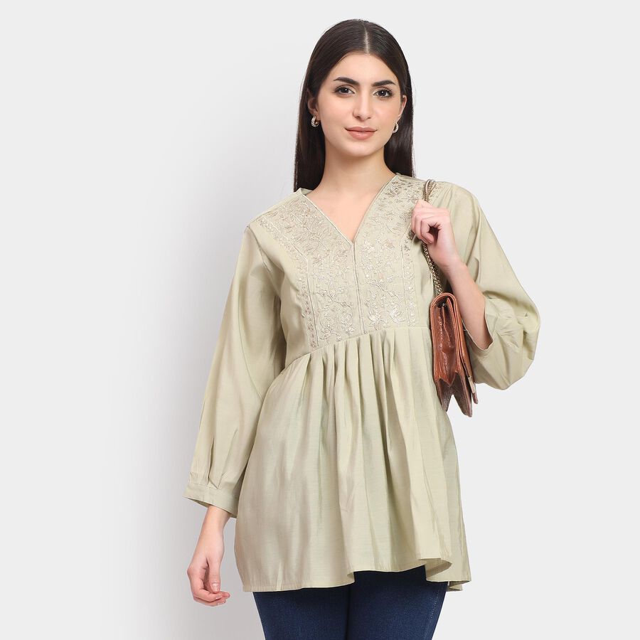 Ladies' Kurti , Light Green, large image number null