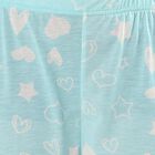 Men's Bright Multicolor Relaxed Fit Printed Pyjama, Light Blue, small image number null