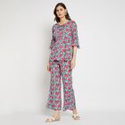 Ladies' Ethnic Set , मध्यम नीला, small image number null