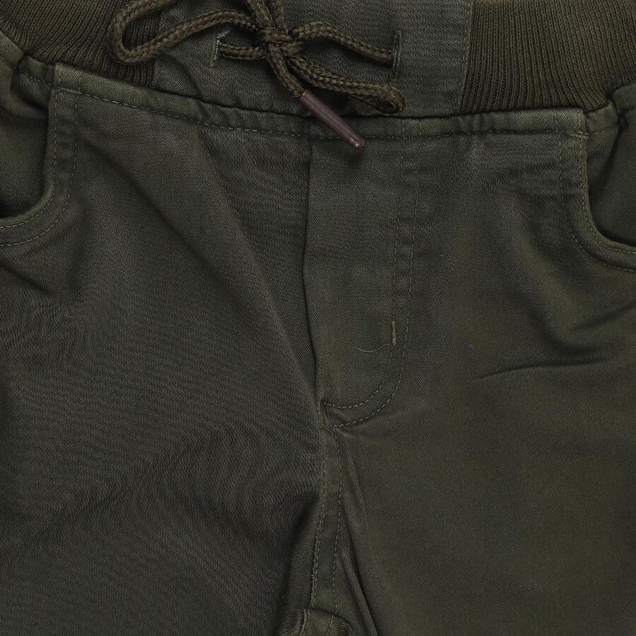 Boys' 100% Cotton Bermuda, गहरा हरा, large image number null