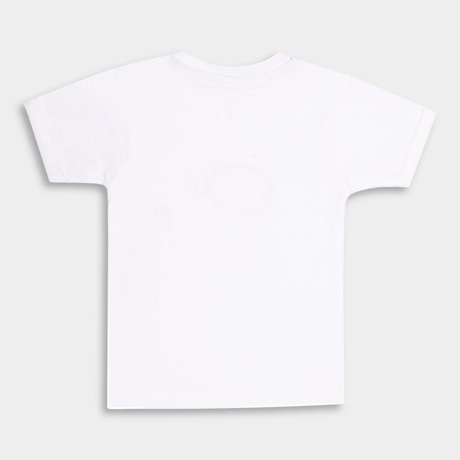 Infants' 100% Cotton T-Shirt, ऑफ व्हाइट, large image number null