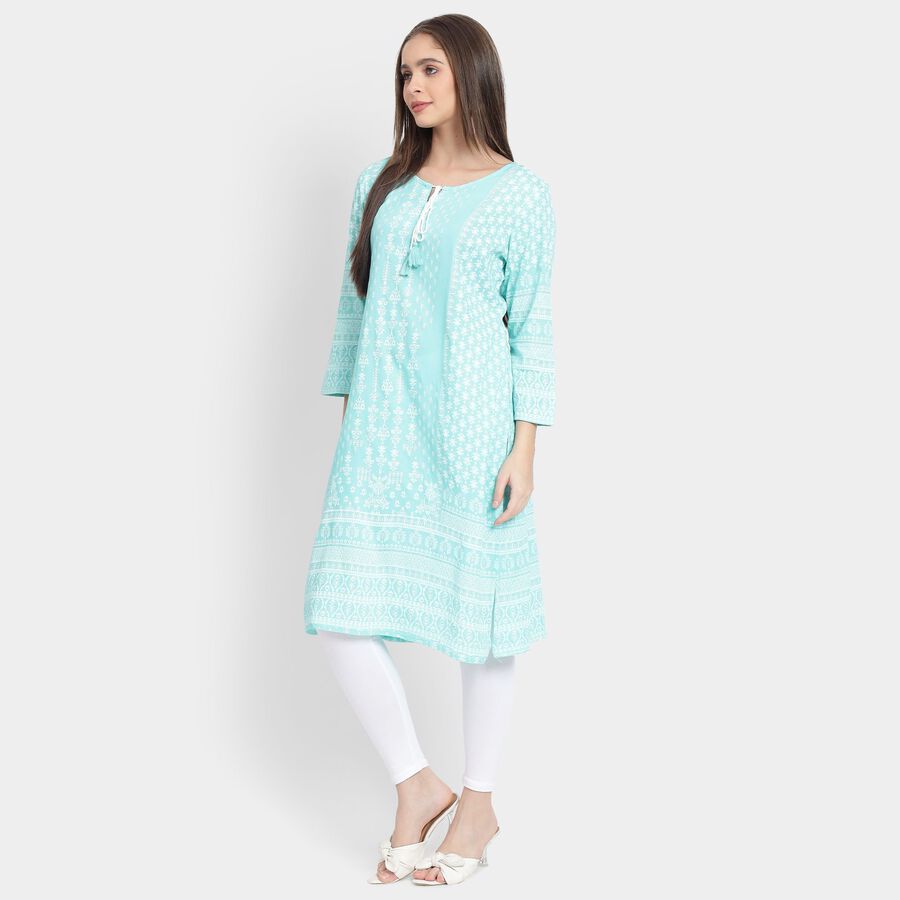 Ladies' Kurta, एक्वा, large image number null