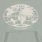 Boys Light Sage Green Hooded Casual Sweatshirt, हल्का हरा, small image number null