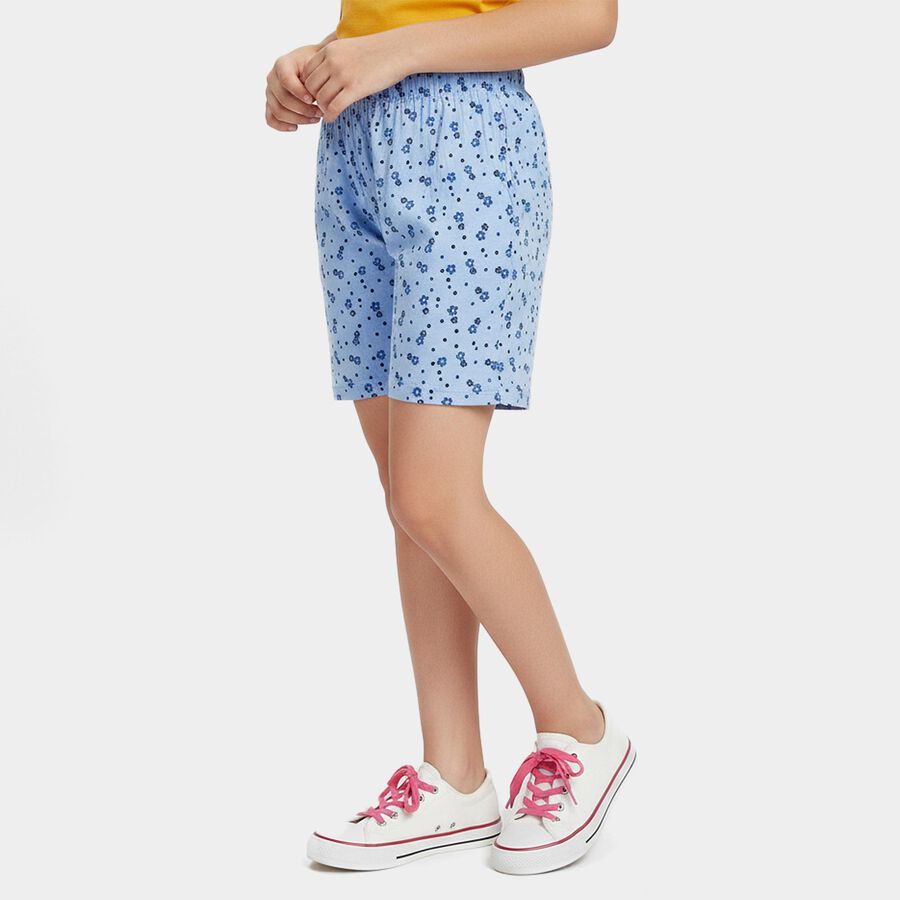 Girls' Shorts, हल्का नीला, large