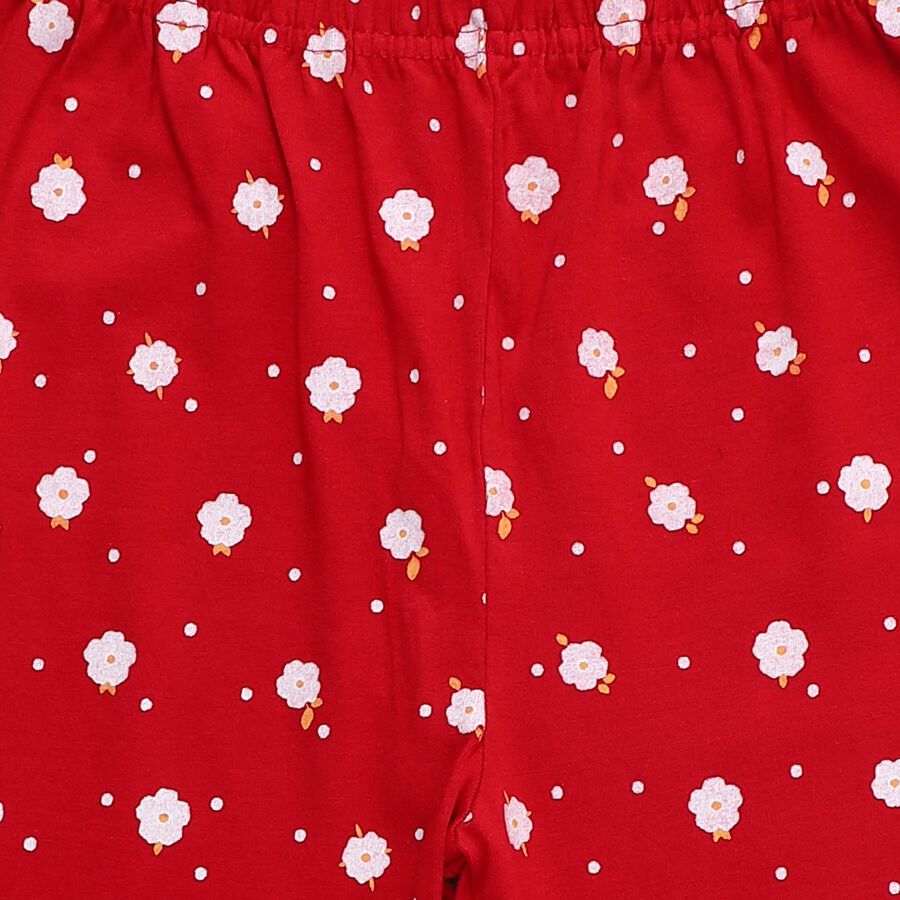 Girls' Legging, Red, large image number null