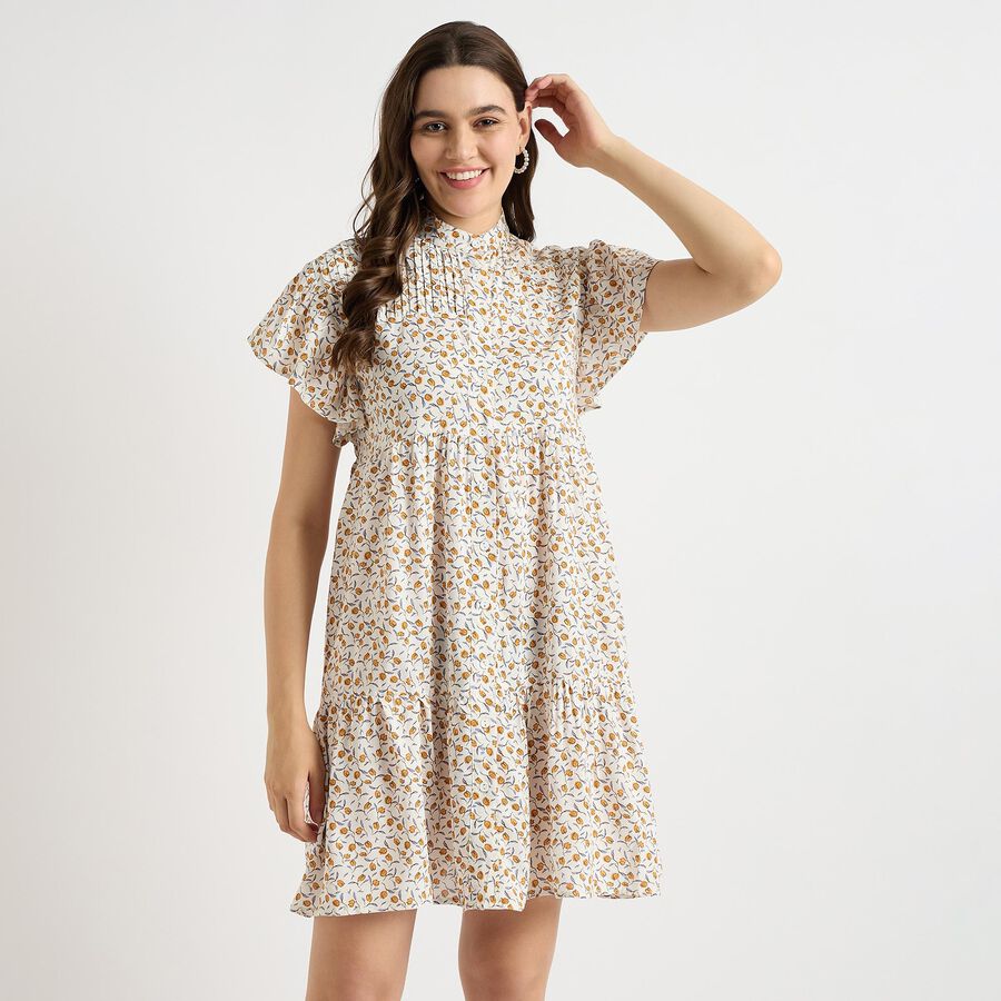 Ladies' Dress, हल्का नीला, large image number null