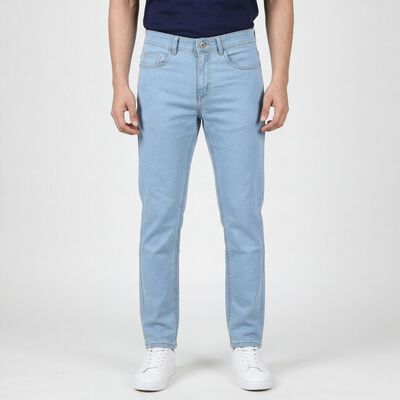 Men's Blue Slim Fit Classic Jeans
