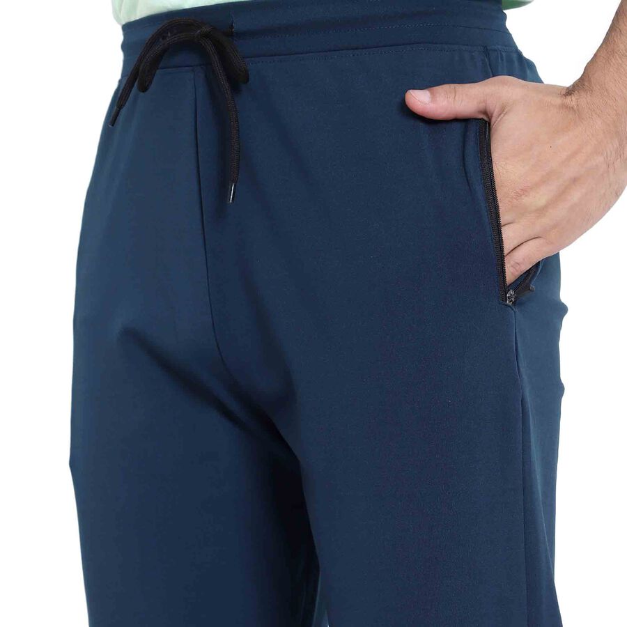Cut & Sew Track Pants, Teal Blue, large image number null