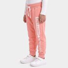 Girls Pink Straight Fit Pyjama, गुलाबी, small