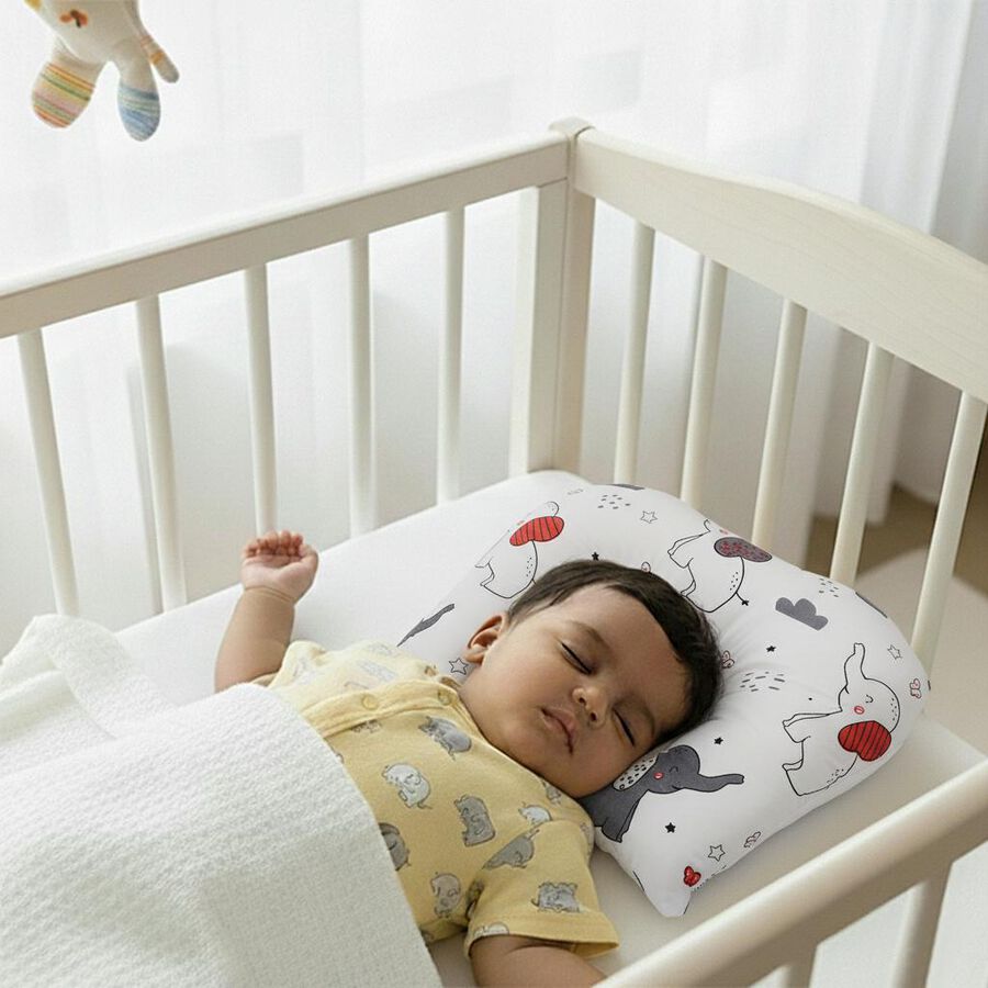 Infants' Pillow, सफ़ेद, large