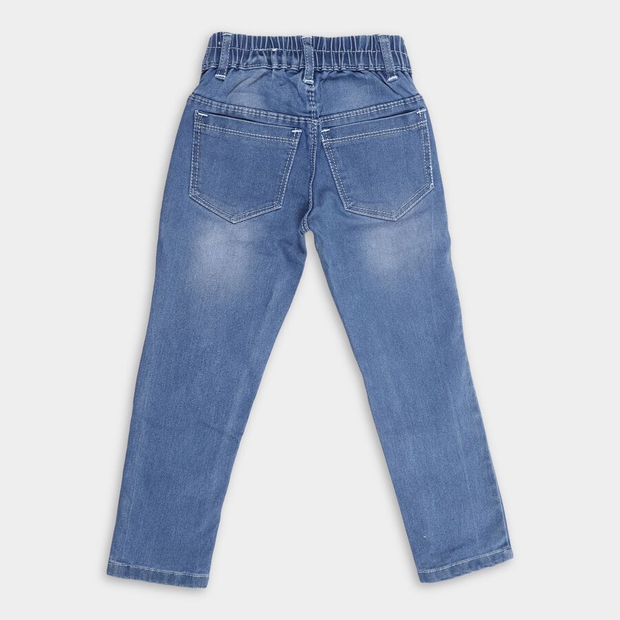 Girls' Jeans, मध्यम नीला, large image number null