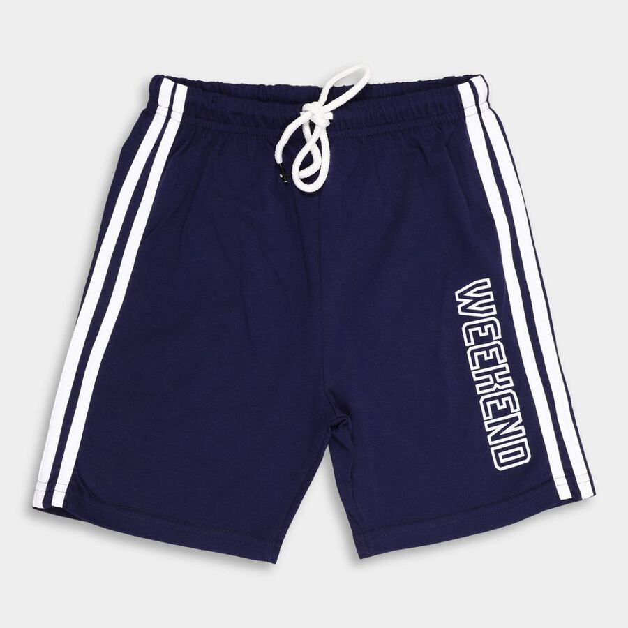 Boys' Bermudas, Navy Blue, large image number null