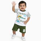 Infants' 100% Cotton Baba Suit, ओलिव, small image number null