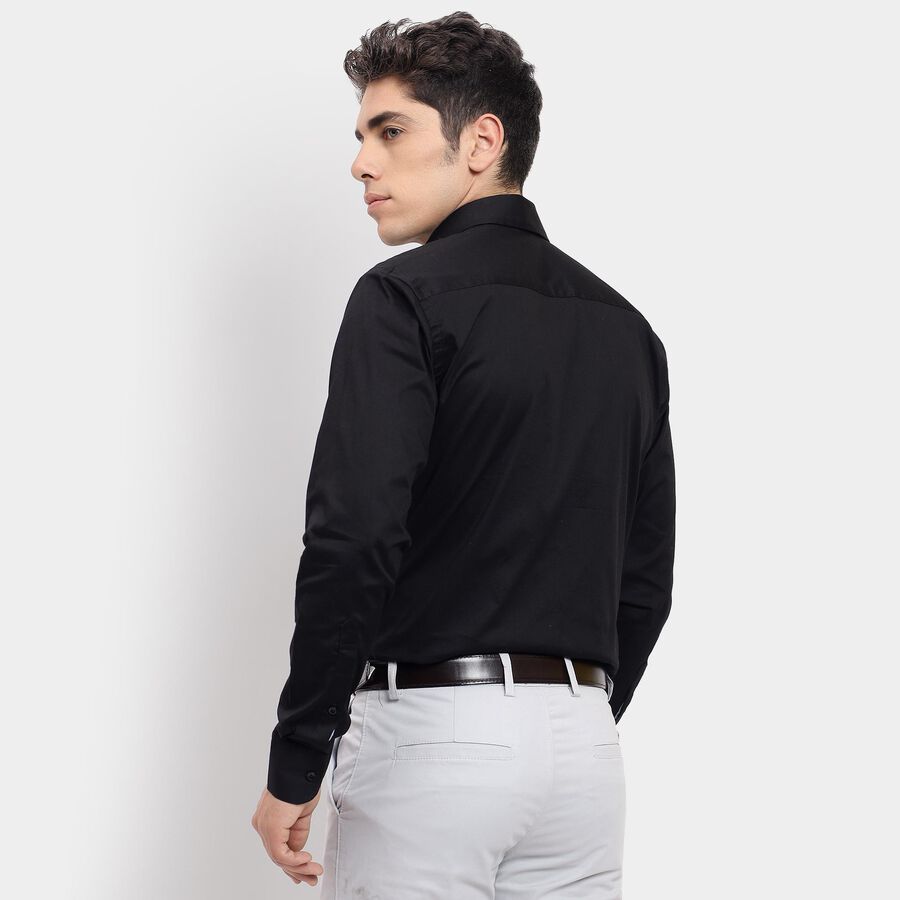 Men's Formal Shirt , Black, large image number null