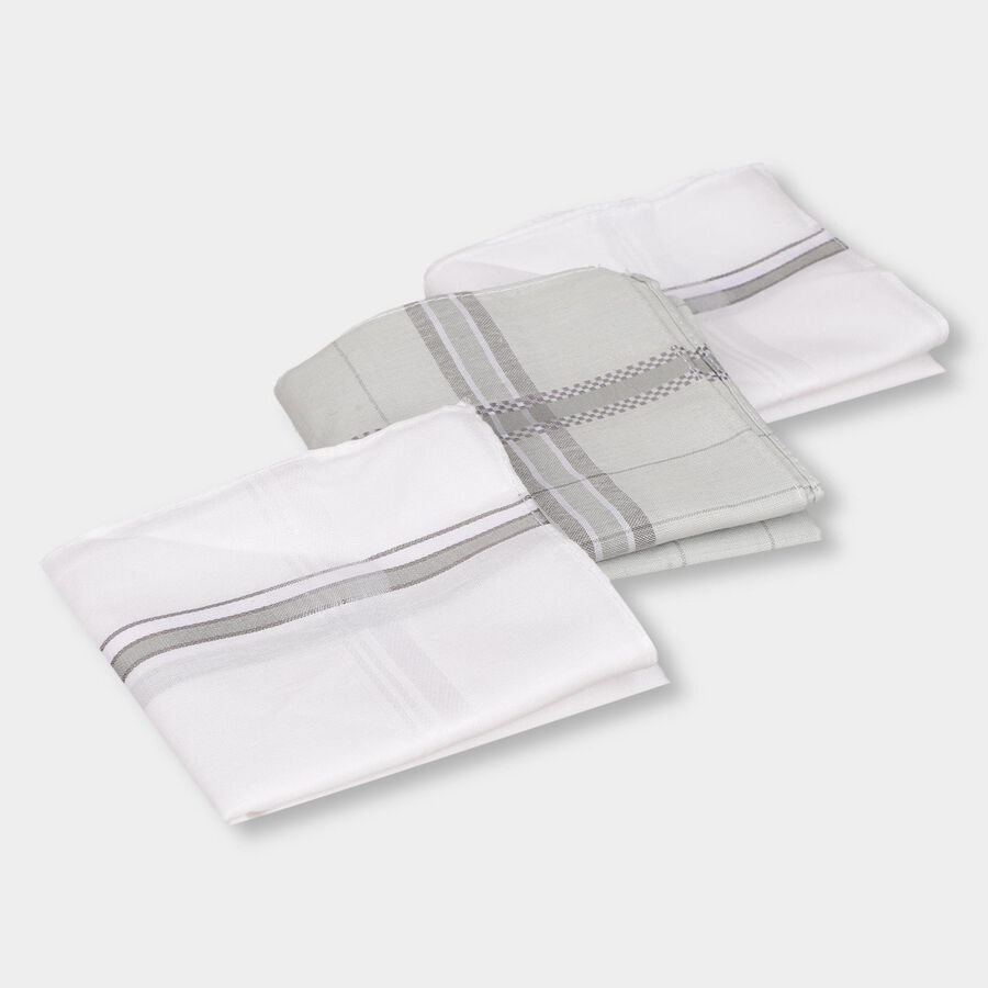Men's Hanky, Light Grey, large image number null