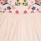 Girls' 100% Cotton Frock, हल्का गुलाबी, small