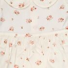 Infant Girls' 100% Cotton Frock, White, small image number null