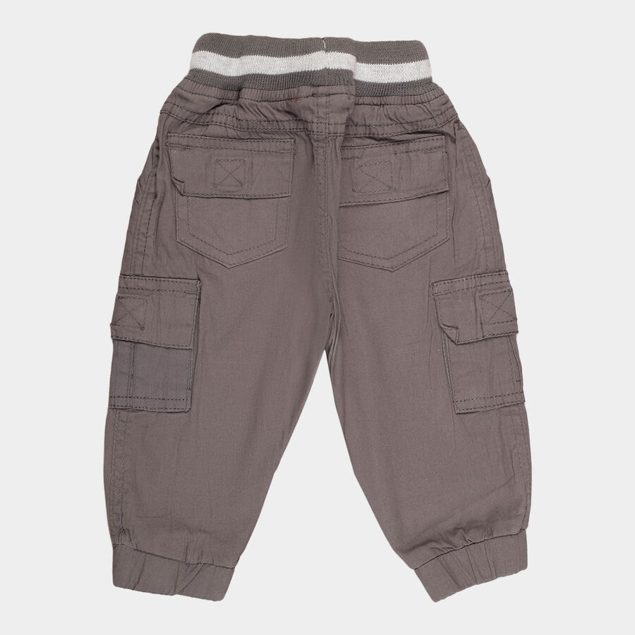 Infants Cotton Trousers, हल्का ग्रे, large image number null