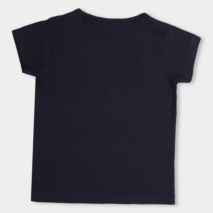 Girls' T-Shirt , Navy Blue, large image number null