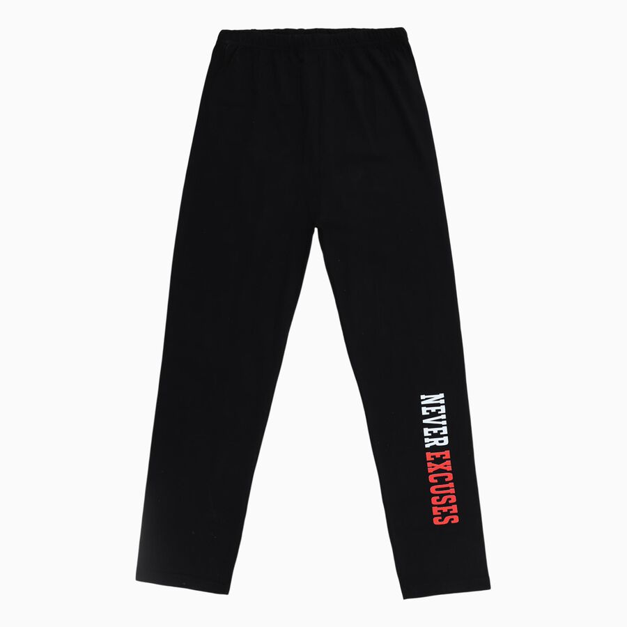 Boys' Pyjama, Black, large