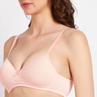 Solid Bra, पीच, small image number null