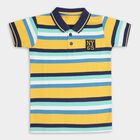 Boys' Half Sleeves T-Shirt , पीला, small image number null