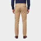 Men's Beige Slim Fit Chino Trousers, Beige, small