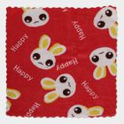 Women's Multicolour Bunny Print Pack of 3 Handkerchief, चुनिंदा, small